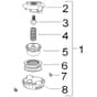 McCulloch Elite 1 610 BT - 2007-03 - Cutting Equipment (1) Parts Diagram