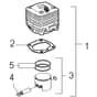 McCulloch ELITE 2 210 BT - 2007-03 - Cylinder Piston (3) Parts Diagram