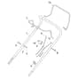 EP 414 TR-G - 2012-2019 - 297412043/12 - Castel Garden Rotary Mower Handle Upper Part Diagram