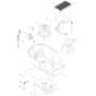 Toro eRecycler eS55AST 55cm - 21864 (400000000 - 411999999) Motor Module No. 140-4152 Lower Shroud