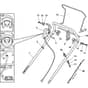ES 460 TR - 2014-2019 - 299214663/14 - Castel Garden Rotary Mower Handle Upper Part Diagram