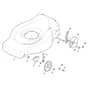 ES 464-G - 2012-2019 - 299164643/12 - Castel Garden Rotary Mower Deck and Height Adjusting Diagram