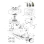 ES 534 TR-G - 2015-2017 - 299265343/MER - Castel Garden Rotary Mower Engine - Carburator, Tank Diagram