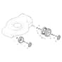 ESL 464 TR - 2013-2014 - 299274626/CPL - Castel Garden Rotary Mower Wheels and Hub Caps Diagram