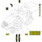 ESTATE 2398 HW - 2020-2021 - 2T2630481/ST1 - Stiga Ride On Mower Labels Diagram