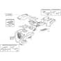 ESTATE 3398 HW - 2021 - 2T2600381/ST1 - Stiga Ride On Mower Body Diagram