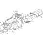 ESTATE 6122 HW - 2017 - 2T1310281/17 - Stiga Ride On Mower Body Diagram