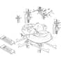 ESTATE 792 - 2022-2024 - 2T0780481/ST1 - Stiga Ride On Mower Cutting Plate Diagram