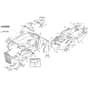 ESTATE 9102 W - 2023 - 2T0985481/ST1 - Stiga Ride On Mower Body Diagram