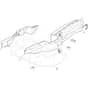 ESTATE 9122 W - 2023-2024 - 2T1310481/ST2 - Stiga Ride On Mower Guards Diagram