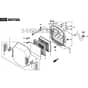 ESTATE 9122 WX - 2022-2025 - 2T1535381/ST2 - Stiga Ride On Mower Air Filter Diagram