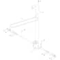 Toro eSuper Recycler eC48A 48cm - 21848 (411700000 - 417999999) Transmission Bracket
