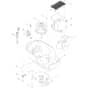 Toro eSuper Recycler eC53AST 53cm - 21695 (415000000 - 999999999) Motor Module No. 140-4152 Lower Shroud