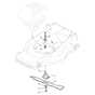 EU 434-G - 2012-2013 - 297430046/09 - Castel Garden Rotary Mower Blade Diagram