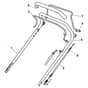 EUL 534 TR-G - 2011-2013 - 299275341/TMK - Castel Garden Rotary Mower Handle Upper Part Diagram