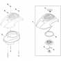 Stihl EVC 200.2 (EVC200-0003) - Starting System, Fan Housing - Parts Diagram
