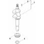 Stihl EVC 300.1 E (EVC300-0004) - Crankshaft - Parts Diagram