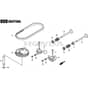 EXCEL 55 SVQ H - 2015 - 290557038/S14 - Stiga Rotary Mower Cam Pulley Diagram