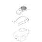 EXCEL 55 SVQ H - 2015 - 290557038/S14 - Stiga Rotary Mower Engine Cover Diagram