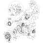 Billy Goat F1802V - Force Blower Main Diagram
