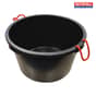 Faithfull Builders Bucket Black 65 Litre (14 Gall) - PATROL BUILDING CONTAINER 65LT