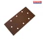 Faithfull 1/3 Sanding Sheet Red B/D Perforated Assorted (Pack of 5)