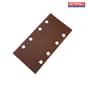 Faithfull 1/3 Sanding Sheet Red Bosch Clip Holed Assorted (Pack of 5)