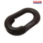 Faithfull Plastic Joining Links 8mm Black (Pack of 4) - 35408JG