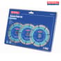 Faithfull Contract Diamond Blade Set of 3 115mm x 22.2mm - GM3011522PK3