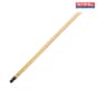 Faithfull Wooden Broom Handle Threaded - X
