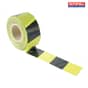 Barrier Tape 70mm x 500m Black & Yellow