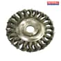 Faithfull Circular Wire Brush 125mm x 12 x 22.2mm 0.50mm Wire - 1512522150
