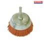 Nylon Wheel Cup Brush 65mm x 6mm Shank