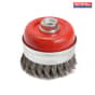 Faithfull Wire Cup Brush Twist Knot 100mm x M14 x 2 0.50mm - 1110014150