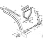 Genuine Stihl FC44 / H - Drive tube assembly, Gear head, Loop handle