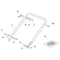 FL 54 LSG - 2010-2013 - 298706145/CST - Castel Garden Rotary Mower Handle Lower Part Diagram