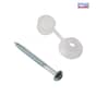 Forgefix Corrugated Roofing Screw Round Head Pozi ZP 5mm x 50mm Bag 10 - 10CRSC