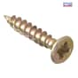 Forgefix Multi-Purpose Pozi Screw CSK ST ZYP 3.5 x 25mm Box 200 - MPS3525Y