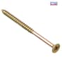 Forgefix Multi-Purpose Pozi Screw CSK ST ZYP 5.0 x 80mm Box 100 - MPS580Y