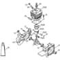 Genuine Stihl FR450 / B - Crankcase, Cylinder FR 450, 480