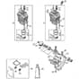 Genuine Stihl FS100 R / A - Cylinder, Engine Pan
