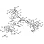 Genuine Stihl FS200 - 4109 / A - Crankcase, Piston