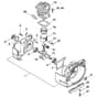 Genuine Stihl FS220 / Crankcase, Cylinder