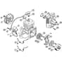 Genuine Stihl FS450 / D - Ignition system, Clutch