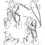 Genuine Stihl FS460 C-EM / R - Tools, Full harness