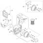 Stihl FS460 - Rewind Starter - Parts Diagram