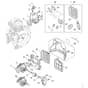 Stihl FS461 C-EM - Spacer Flange, Air Filter - Parts Diagram