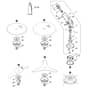 Stihl FS491 C-EM - Gear Head - Parts Diagram