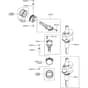 Countax Fs541V - 02 Piston Crankshaft