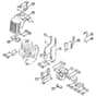 Genuine Stihl FS56 - 4125 / C - Ignition system, Clutch